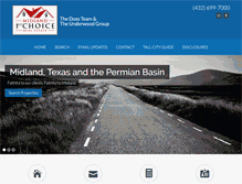 Tablet Screenshot of 1stchoicemidland.com